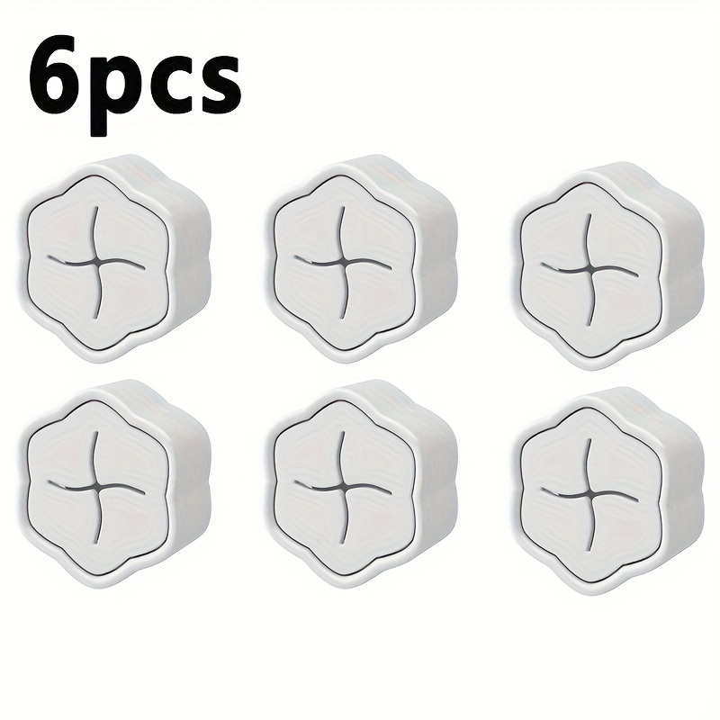 Wall Organizer Pocket - 6PCS Self Adhesive Towel Holder No