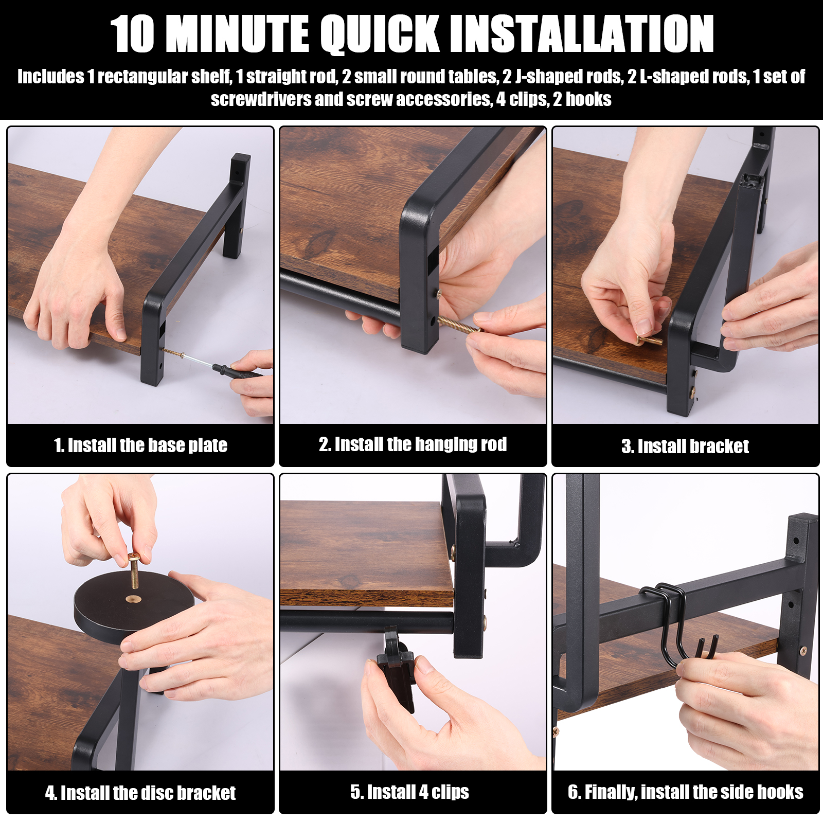 Helmet Holder Wooden Wall Moun - Wall Organizer Pocket บทวิจารณ์และราคา