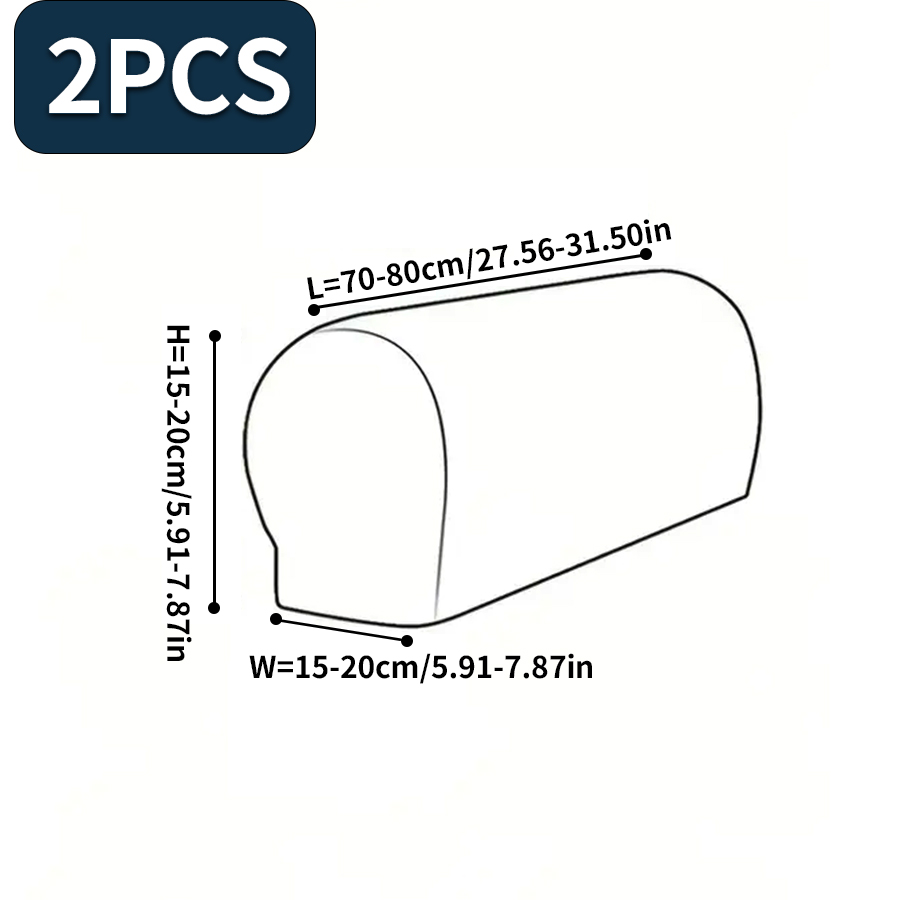 2pcs Armchair Cover Anti-slip  - Office Furniture Dimensions บทวิจารณ์และราคา