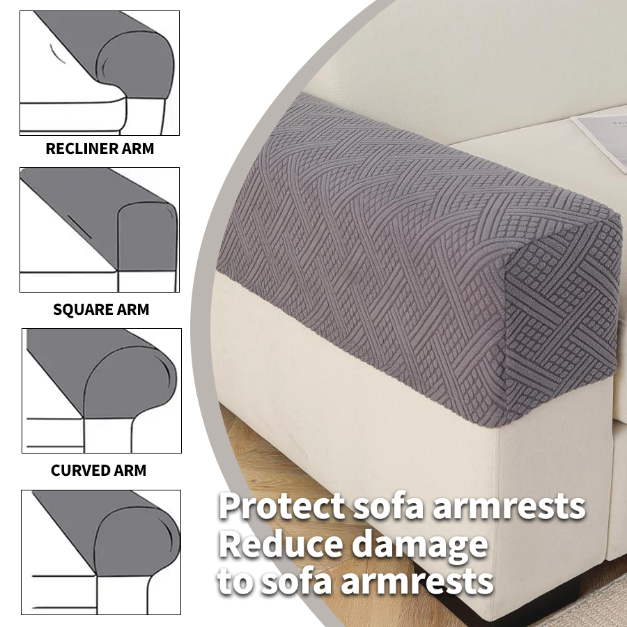 2pcs Armchair Cover Anti-slip  - Office Furniture Dimensions บทวิจารณ์และราคา