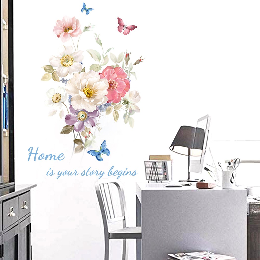 PVC Wall Sticker Room Bedroom  - Office Furniture Images บทวิจารณ์และราคา