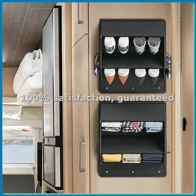 2 Pack RV Shoe Storage with St - Wall Organizer Pocket บทวิจารณ์และราคา