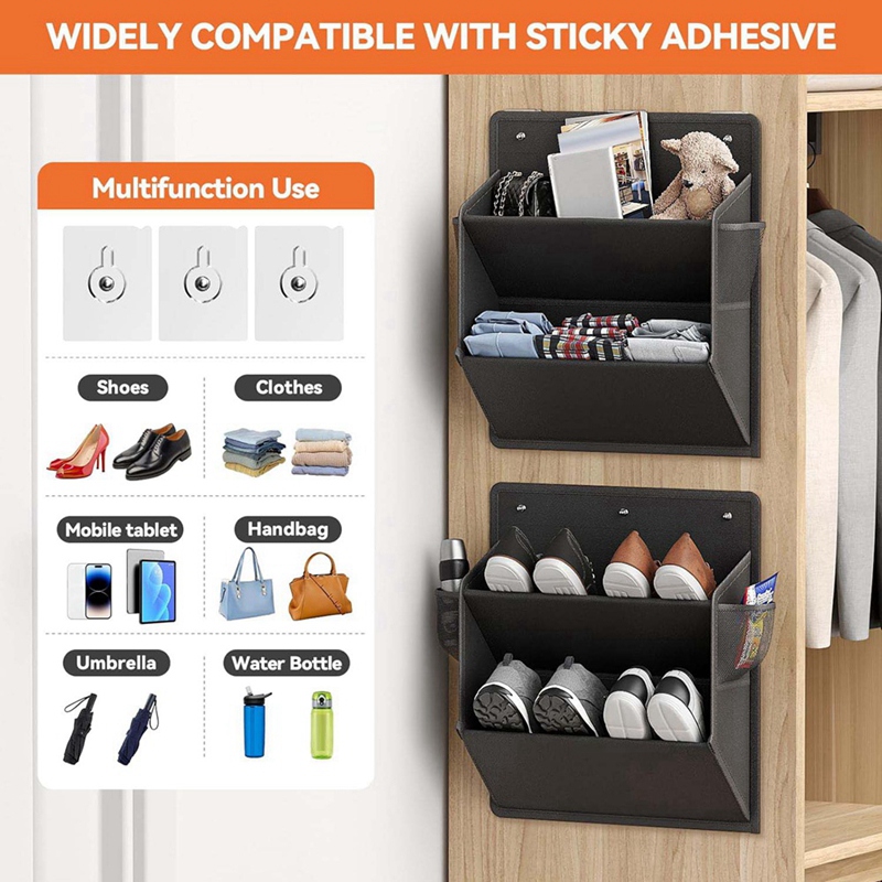 2 Pack RV Shoe Storage with St - Wall Organizer Pocket บทวิจารณ์และราคา
