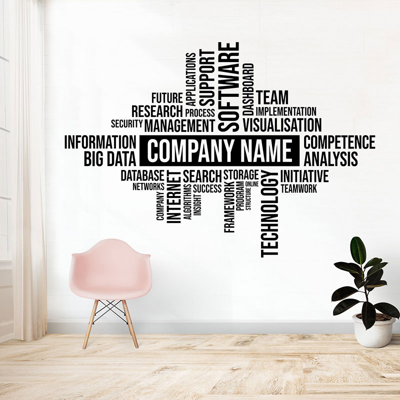 Custom Business Name Wall Deca - Office Furniture Custom บทวิจารณ์และราคา