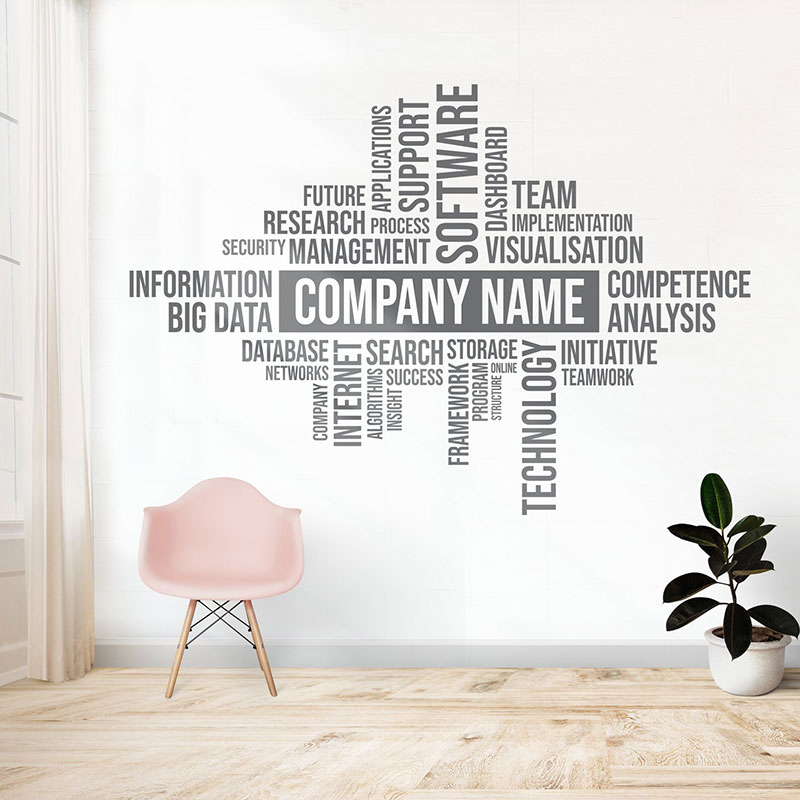 Custom Business Name Wall Deca - Office Furniture Custom บทวิจารณ์และราคา