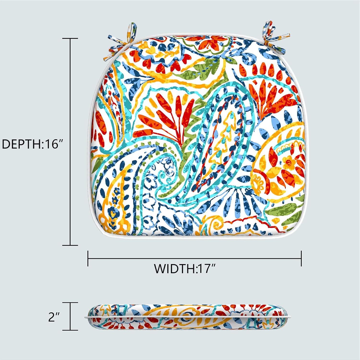 U-Shape Seat Cushions 2 Pack W - Office Furniture Images บทวิจารณ์และราคา
