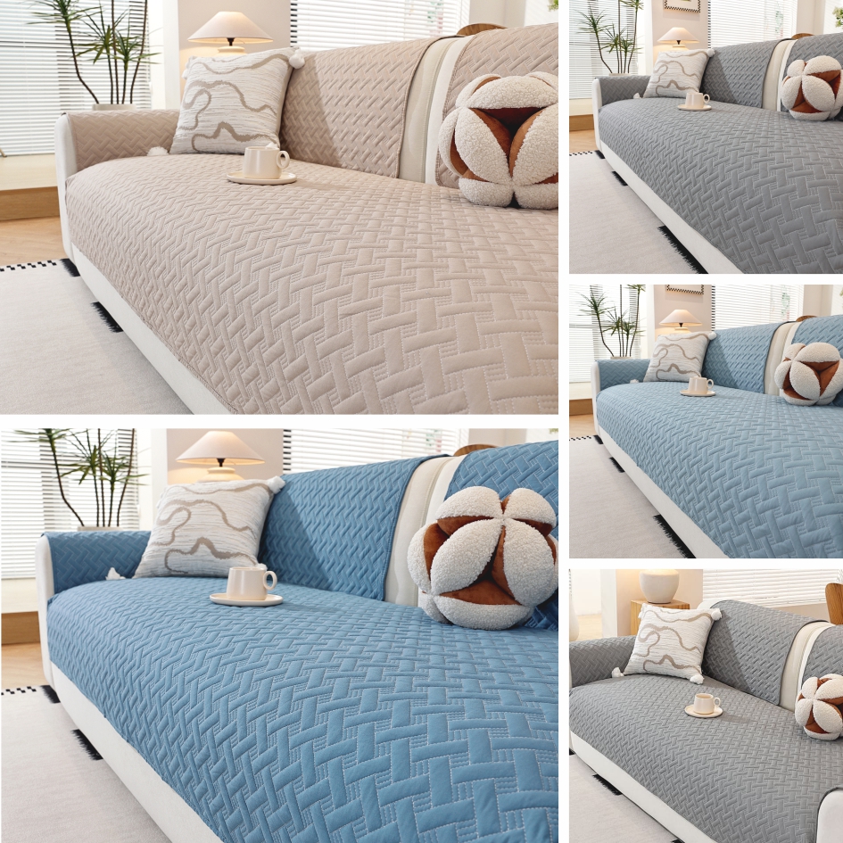 Pure color twill anti-slip sof - Office Furniture Dimensions บทวิจารณ์และราคา
