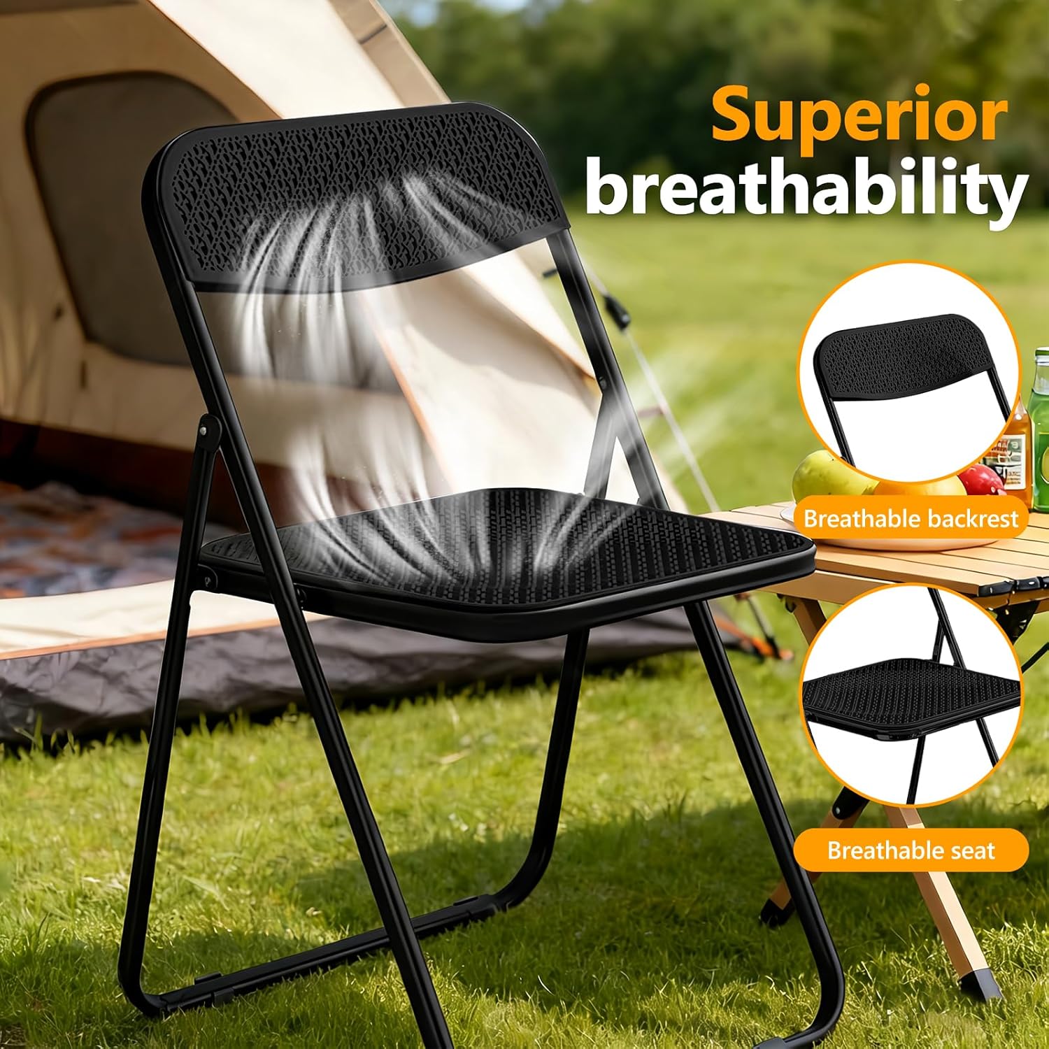 Folding Chairs, 300lb Capacity - Office Furniture Custom บทวิจารณ์และราคา
