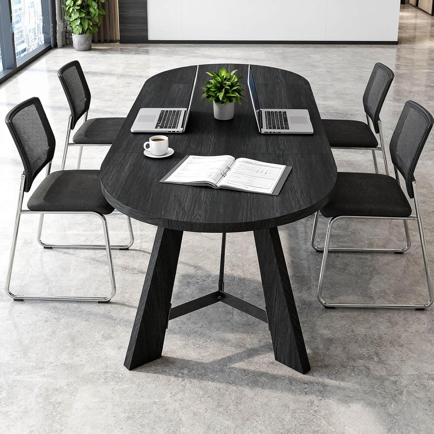 6-8 Person Oval Conference Tab - Office Furniture Custom บทวิจารณ์และราคา