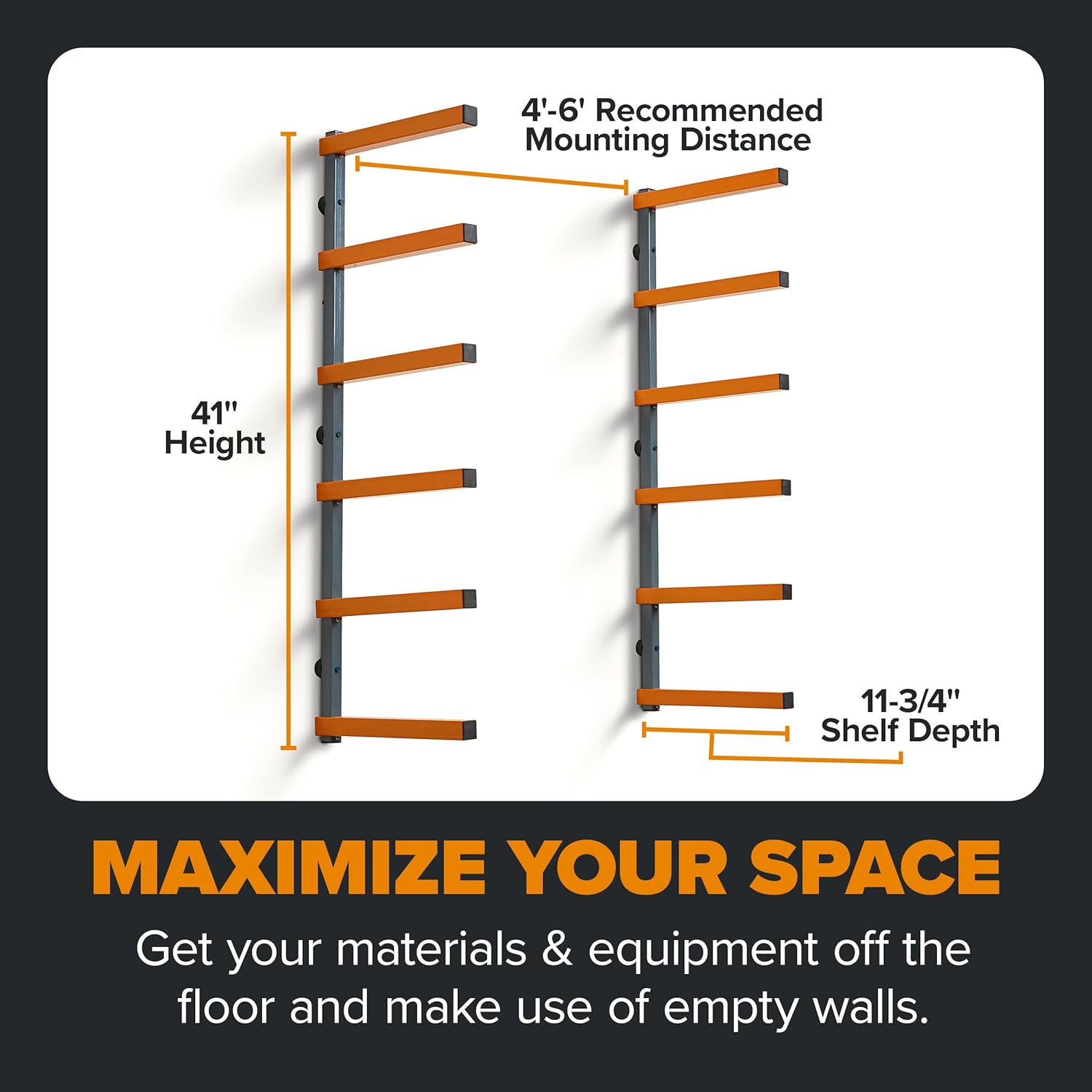 6-Tier Wall Mounted Wood Stora - Wall Organizer Pocket บทวิจารณ์และราคา