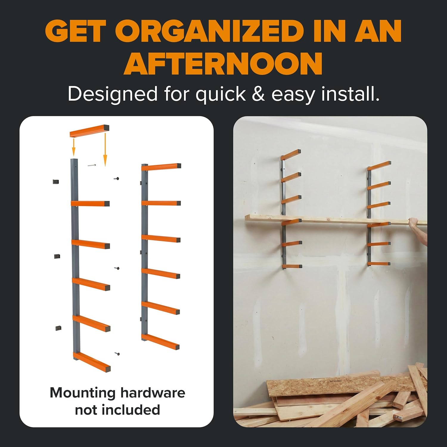 6-Tier Wall Mounted Wood Stora - Wall Organizer Pocket บทวิจารณ์และราคา