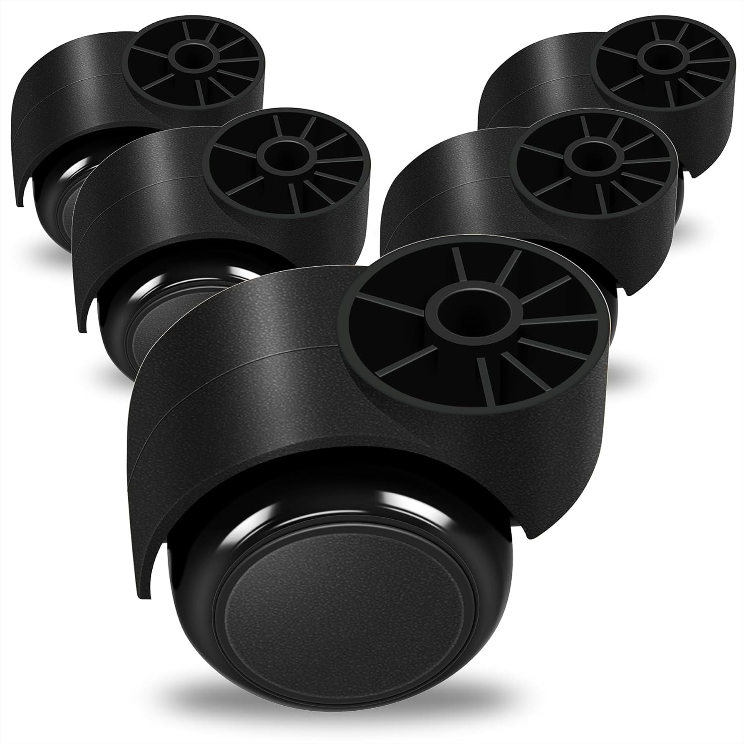2 Inch Black Silent Office Cha - Office Furniture Images บทวิจารณ์และราคา