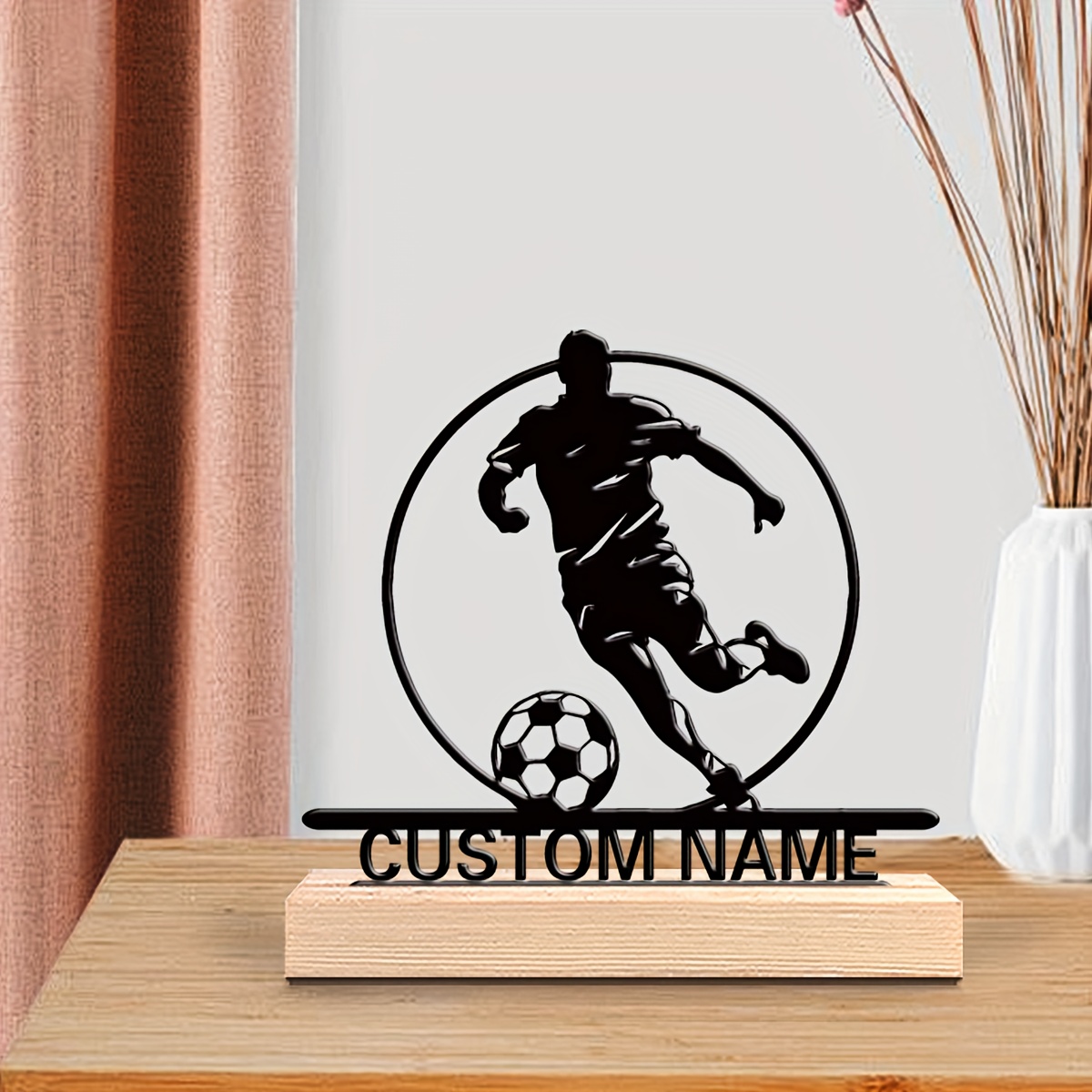 Custom Soccer Player Metal Sta - Office Furniture Custom บทวิจารณ์และราคา