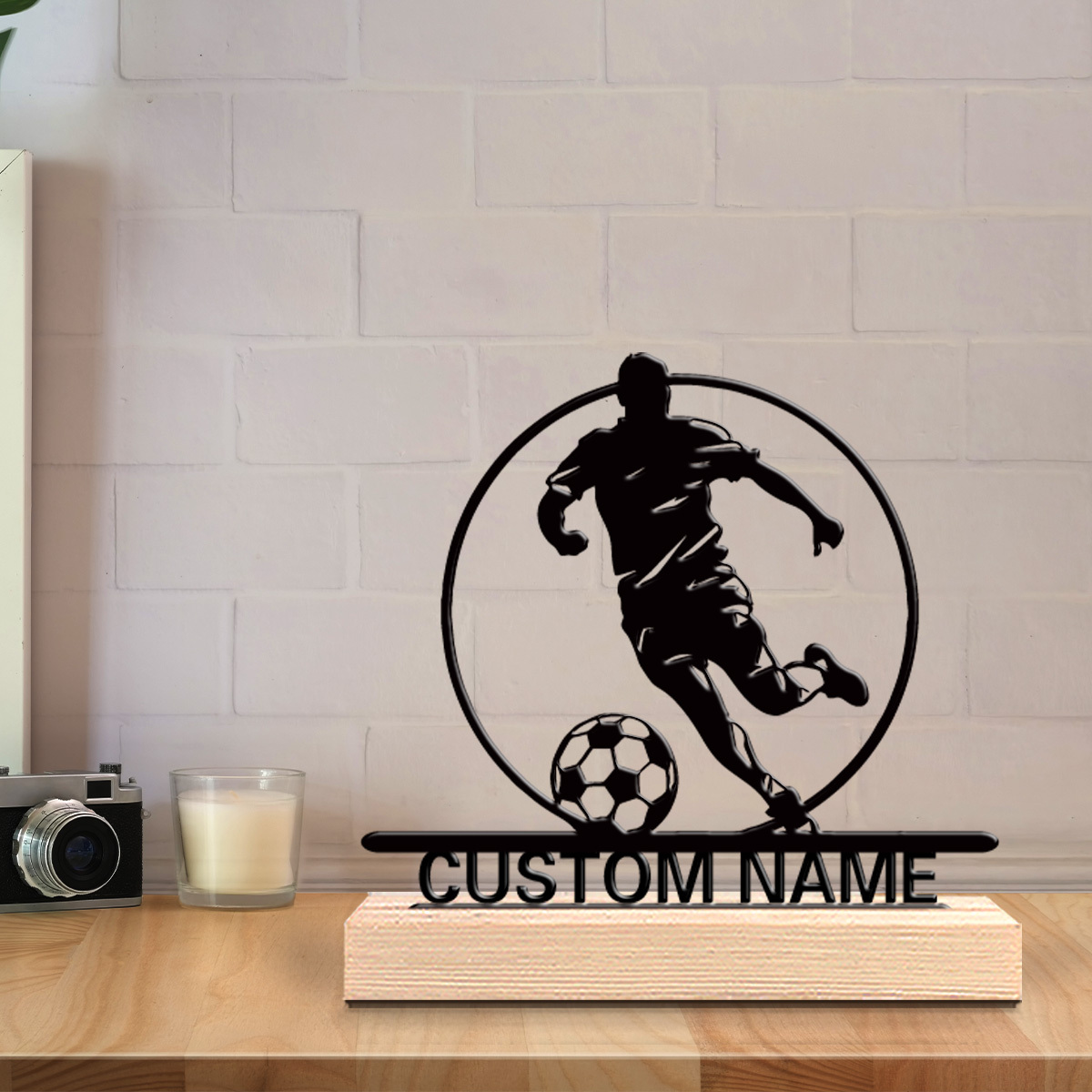 Custom Soccer Player Metal Sta - Office Furniture Custom บทวิจารณ์และราคา
