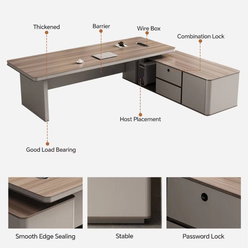 Customized Modern 2.4M Convert - Office Furniture Custom บทวิจารณ์และราคา