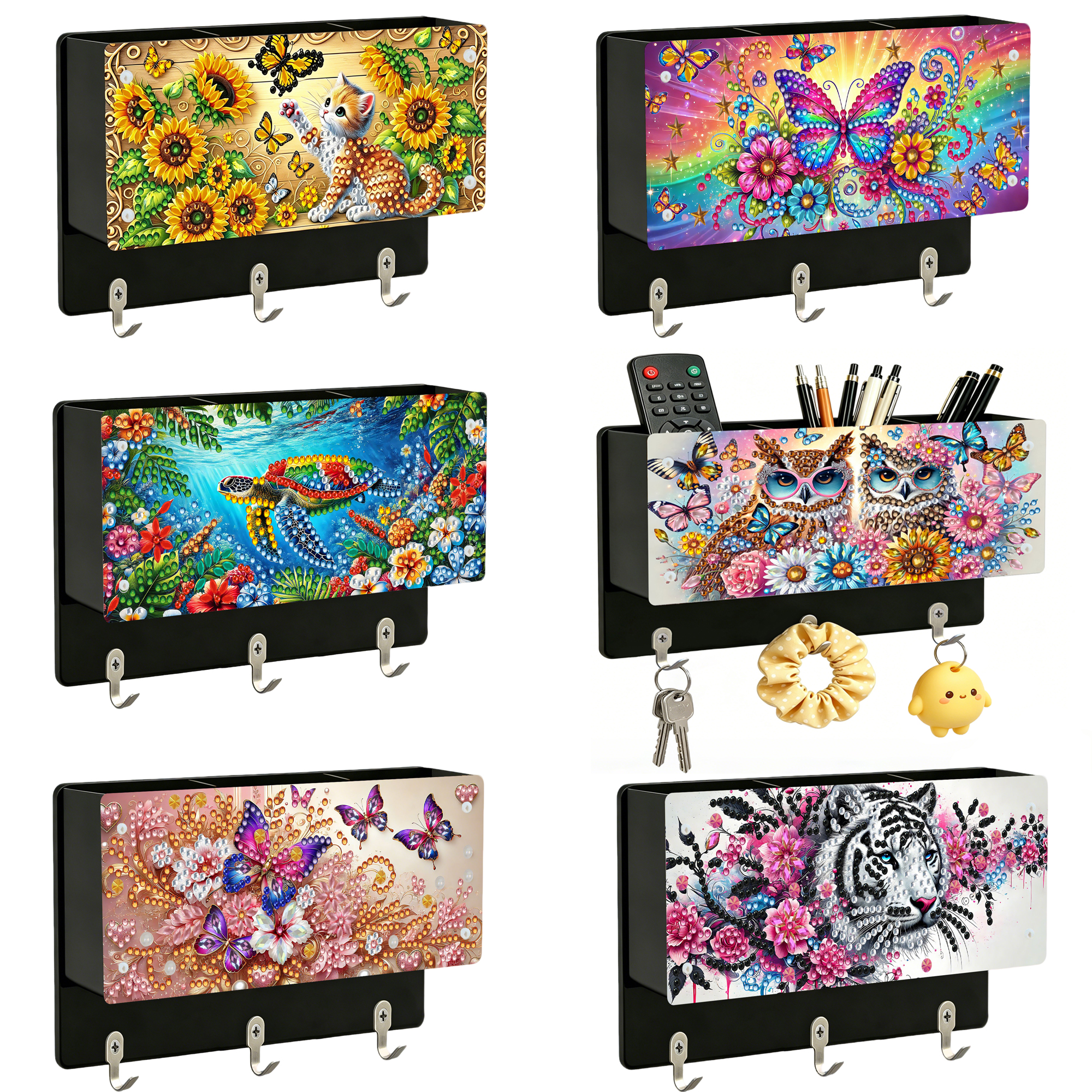 1pc/8pcs diamond painting Kits - Wall Organizer Pocket บทวิจารณ์และราคา