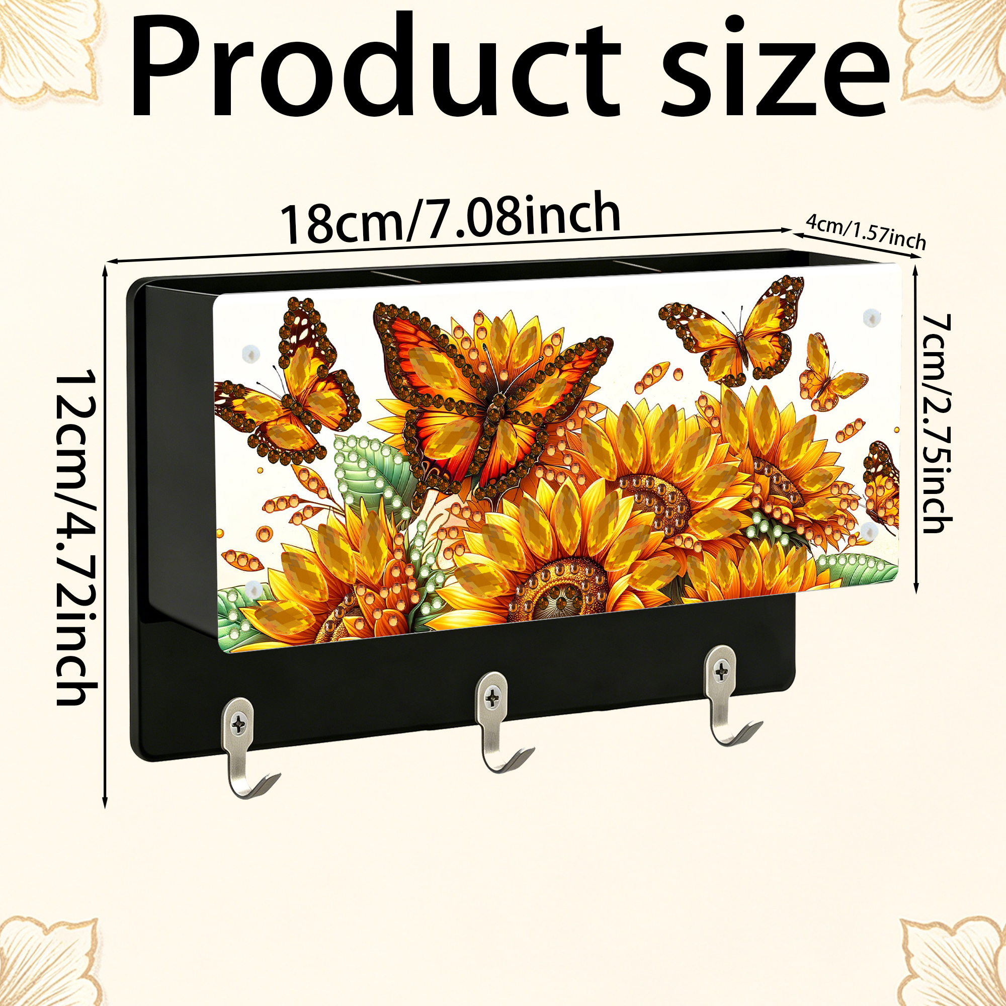 1pc/8pcs diamond painting Kits - Wall Organizer Pocket บทวิจารณ์และราคา