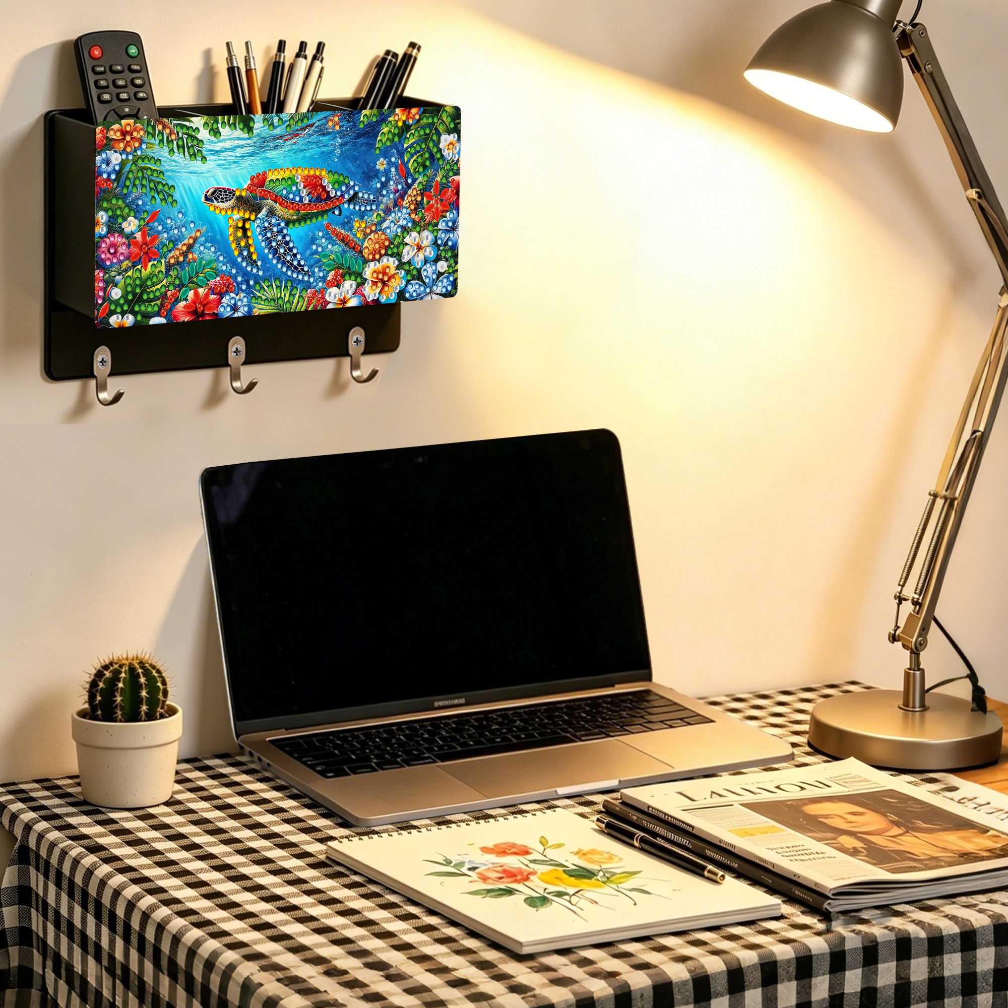 1pc/8pcs diamond painting Kits - Wall Organizer Pocket บทวิจารณ์และราคา