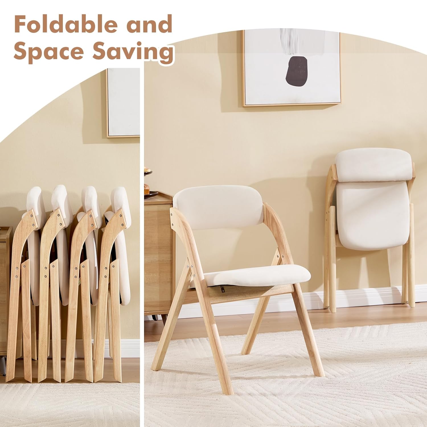 Padded Foldable Chairs Set of  - Office Furniture Custom บทวิจารณ์และราคา