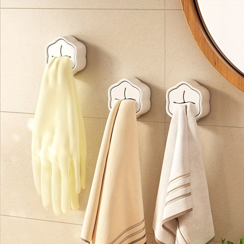6PCS Self Adhesive Towel Holde - Wall Organizer Pocket บทวิจารณ์และราคา