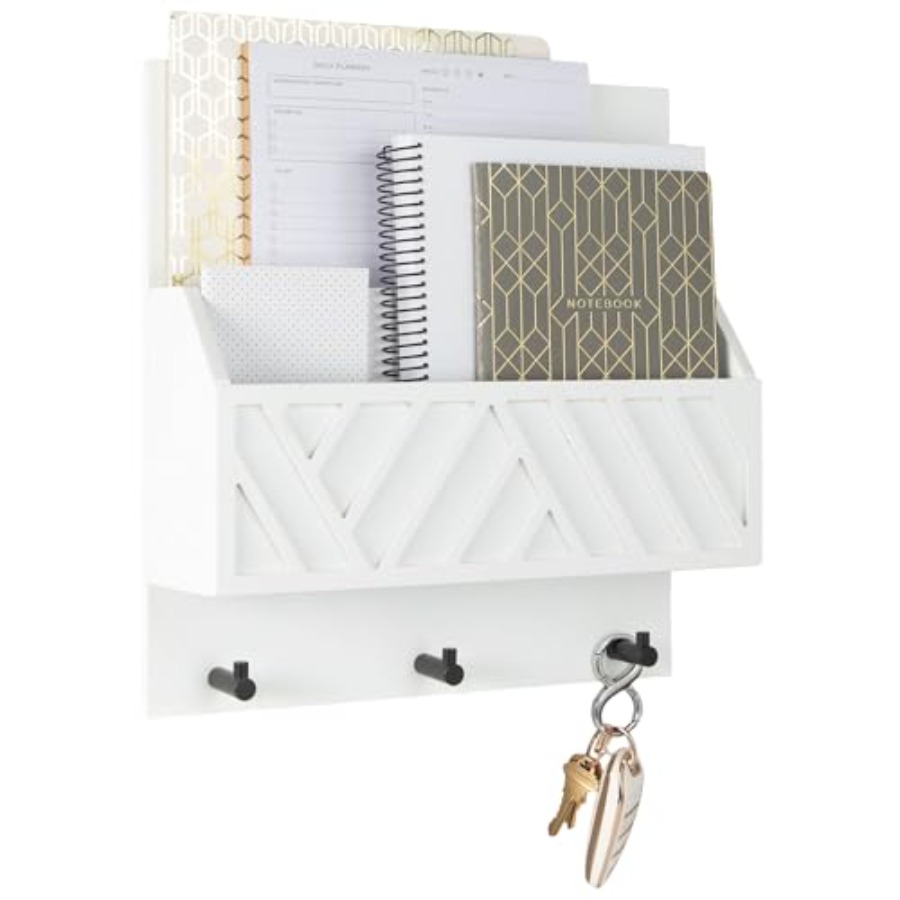 Wall Mount Key Holder with Mai - Wall Organizer Pocket บทวิจารณ์และราคา